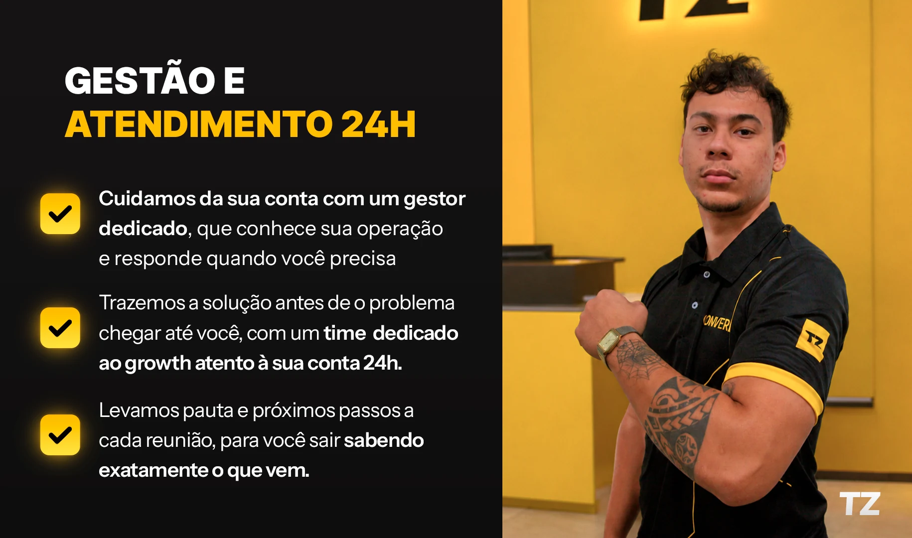 Serviço de gestão e atendimento 24h