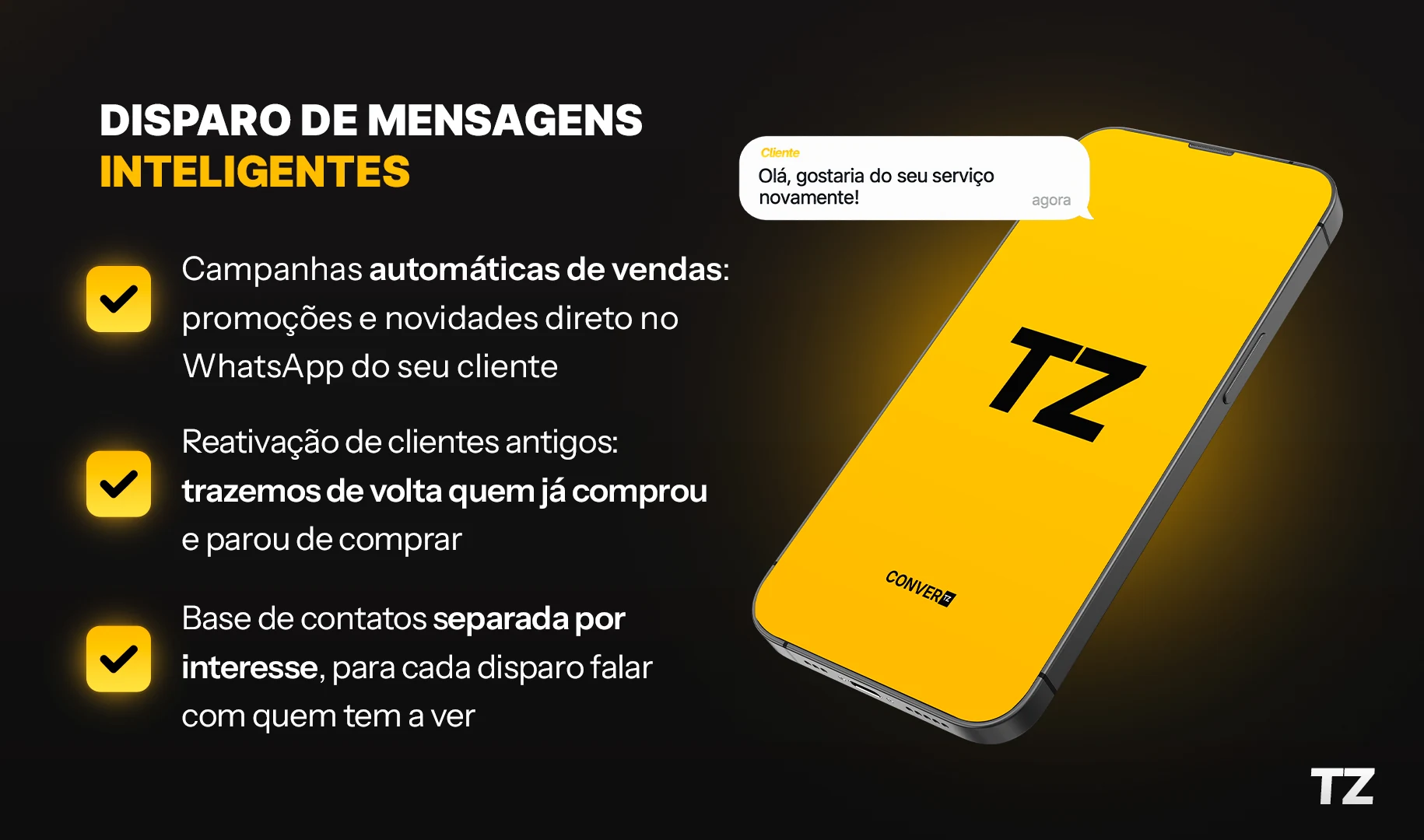 Serviço de disparo de mensagens inteligente